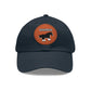 Baseball Cap-Dad Hat with Leather Patch (Round)-Shire Draft Horse