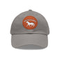 Baseball Cap-Dad Hat with Leather Patch (Round)-Welsh Ponies-Horse