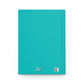 Hardcover Journal Matte-Iconic Multi Color Horse-Turquoise Blue