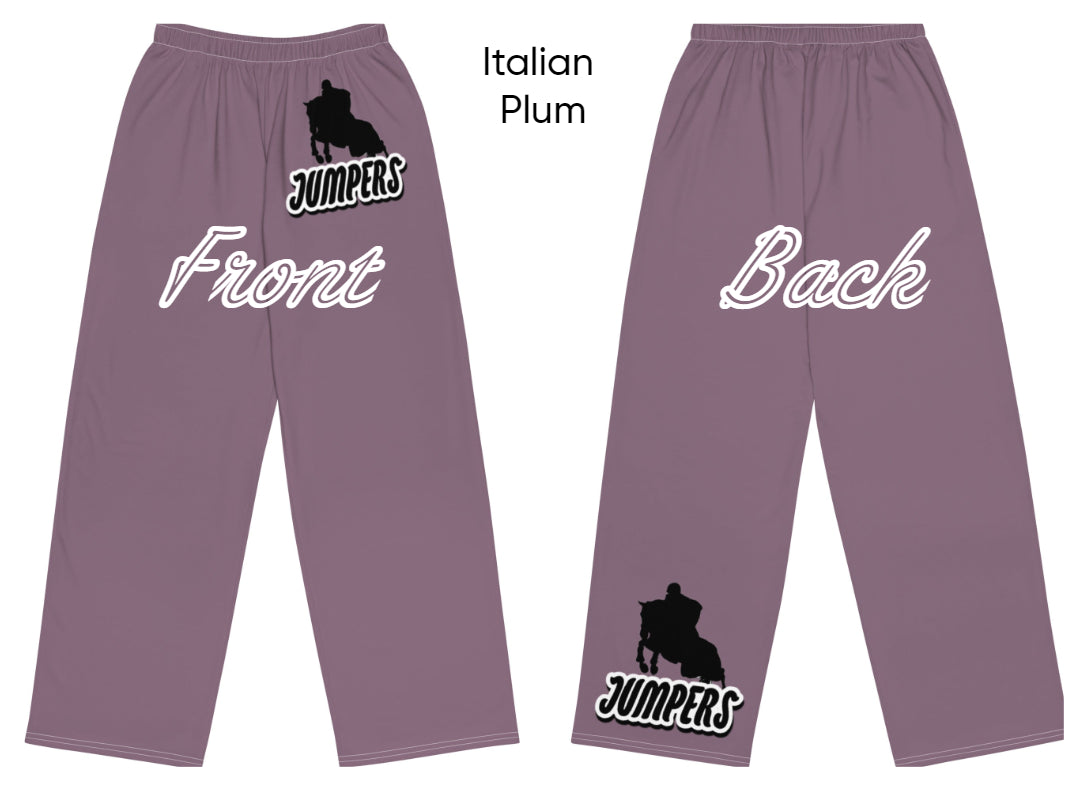 Pants-All-over print-Unisex-Wide legs-Jumper Horse & Rider-5 Colors Available