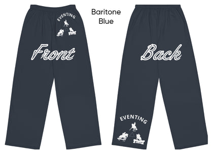 Pants-All-over print-Unisex-Wide legs-3 Day Eventing-Horse & Rider-5 Colors Available