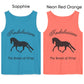 Tank Top-Women's-Men's-Unisex-Garment-Dyed-Andalusian Horses-11 Colors