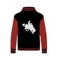 Y170WH-309-00  Unisex Varsity Horse Jacket-Sweater-Rodeo-Bronc Riding