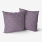 Pillow-Throw-Hypoallergenic-White Horse Abstract-Purple-Dark Mauve