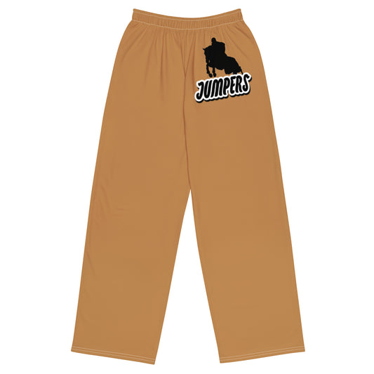 Y259 Wide-Leg Pants-Jumpers-Gold Brown