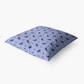 Pillow-Throw-Premium Hypoallergenic-Black Horse-Periwinkle Blue