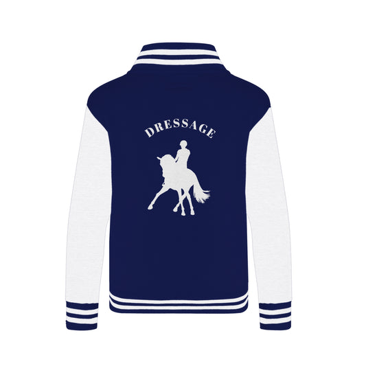Y100  Unisex Varsity Jacket-Dressage Horse Sweater-Half Pass