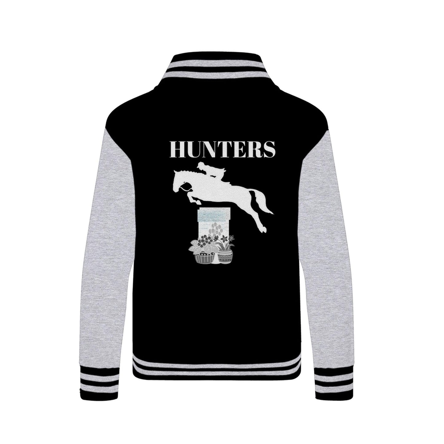 Sweatshirt Jacket-Unisex-10 Color Options-Hunter Jumper Horse - BrazenEmblazon