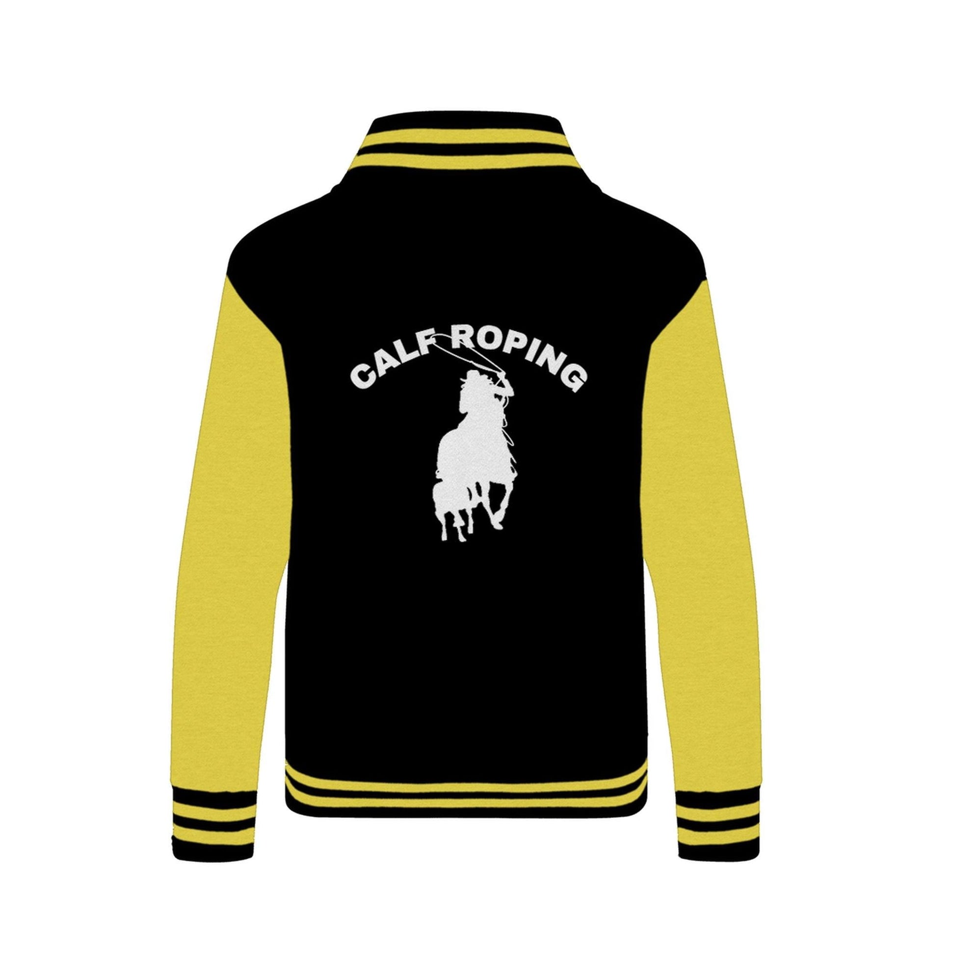 Sweatshirt Jacket-Unisex-Horse Rodeo-10 Color Options-Rodeo-Calf Roping I - BrazenEmblazon