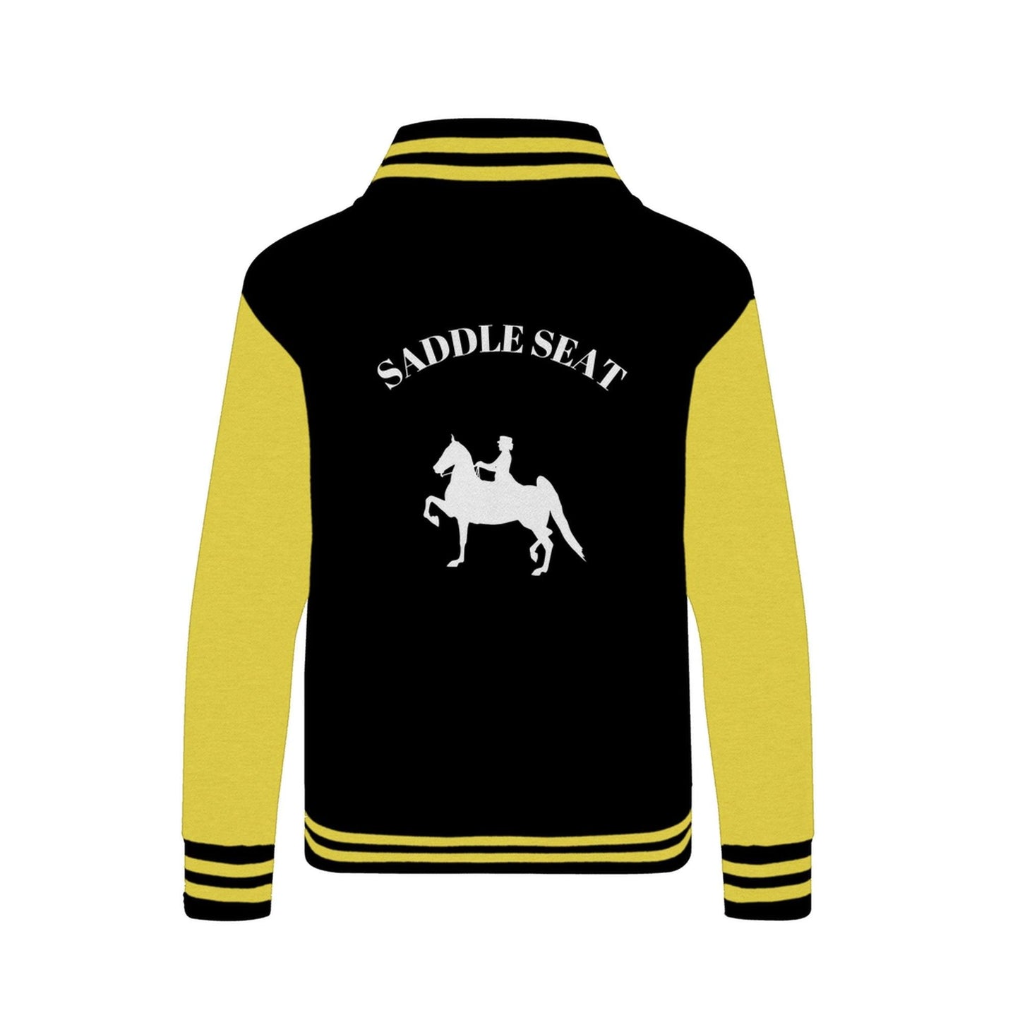 Sweatshirt Jacket-Unisex-10 Color Options-Saddle Seat-Horse - BrazenEmblazon