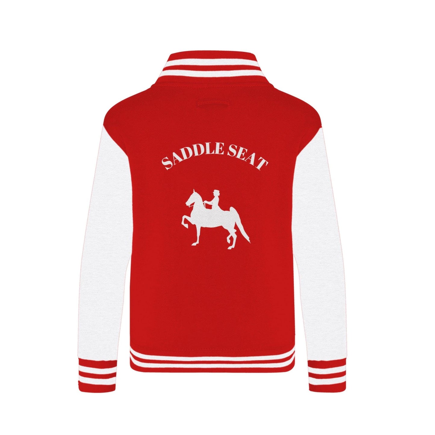 Sweatshirt Jacket-Unisex-10 Color Options-Saddle Seat-Horse - BrazenEmblazon