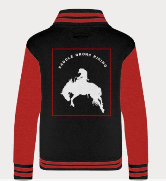 Sweatshirt Jacket-Unisex-10 Color Options-Saddle Bronc Riding-Rodeo-Horses - BrazenEmblazon