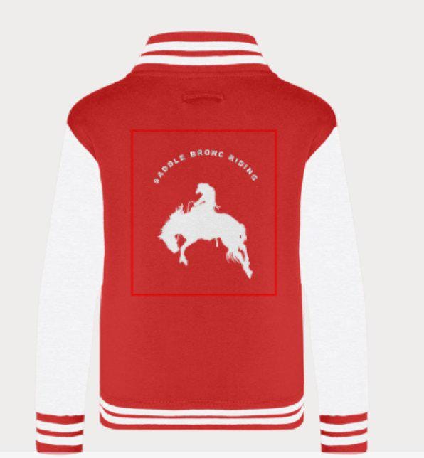 Sweatshirt Jacket-Unisex-10 Color Options-Saddle Bronc Riding-Rodeo-Horses - BrazenEmblazon