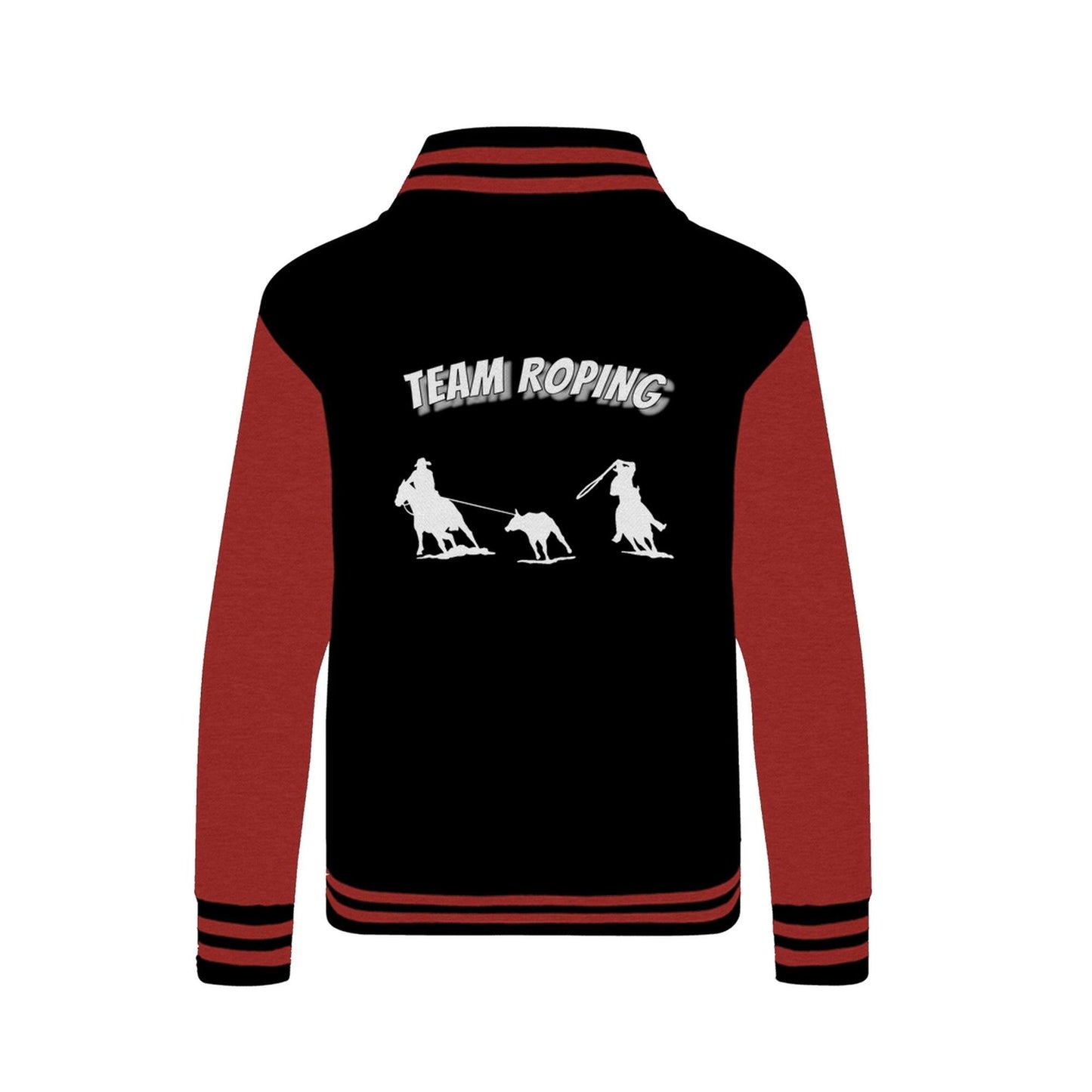 Sweatshirt Jacket-Unisex-10 Color Options-Rodeo-Team Roping II-Horses - BrazenEmblazon