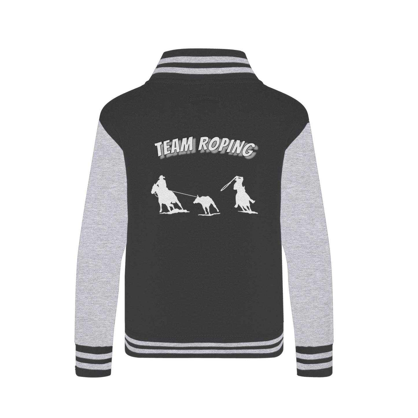 Sweatshirt Jacket-Unisex-10 Color Options-Rodeo-Team Roping II-Horses - BrazenEmblazon