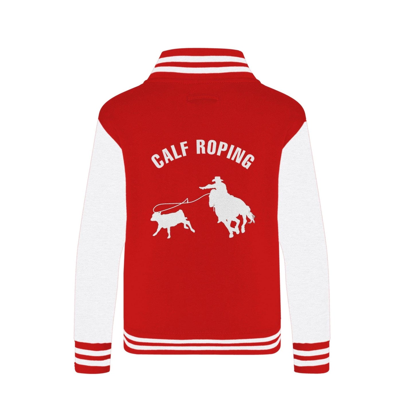 Sweatshirt Jacket-Unisex-Horse Rodeo-10 Color Options-Rodeo-Calf Roping II - BrazenEmblazon