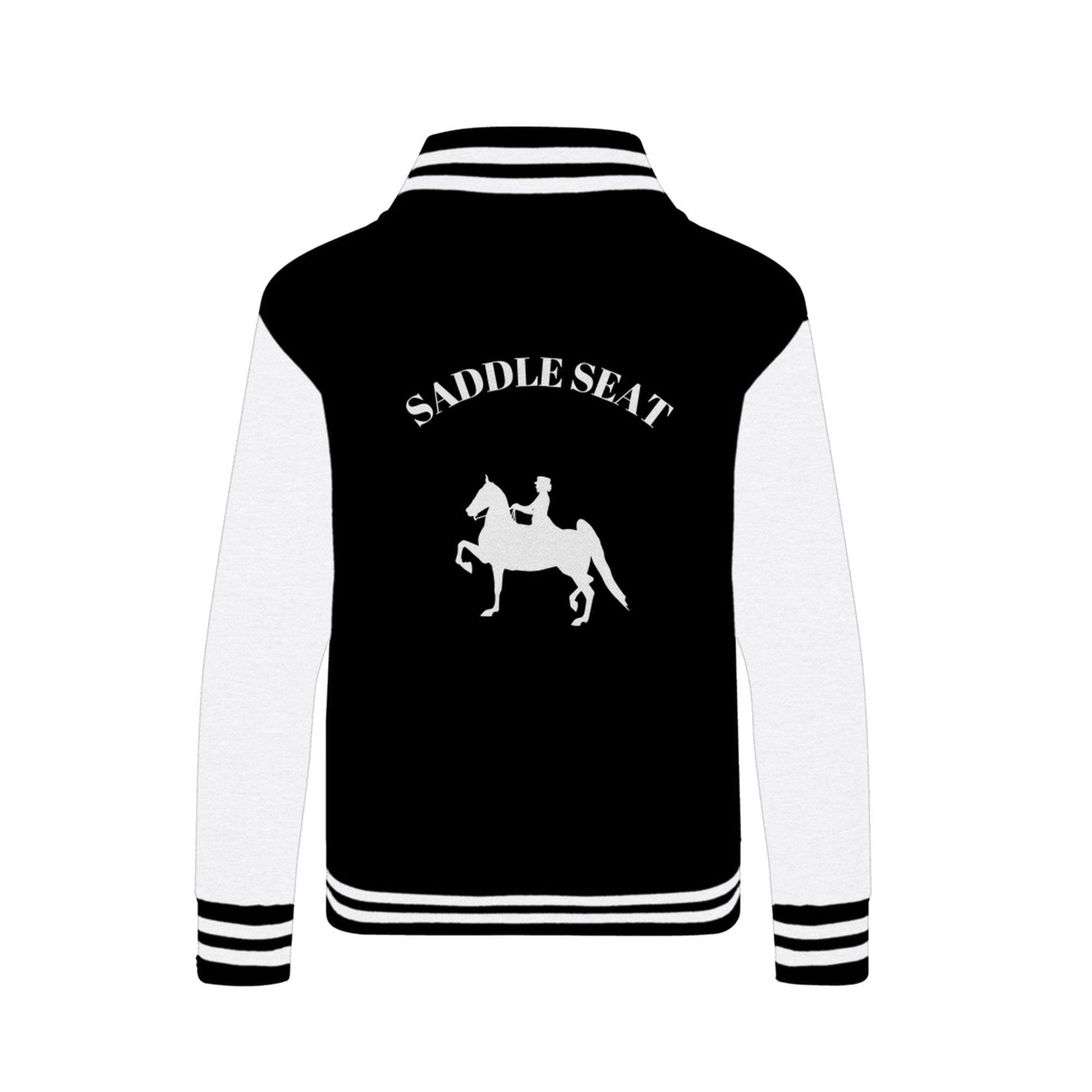 Sweatshirt Jacket-Unisex-10 Color Options-Saddle Seat-Horse - BrazenEmblazon