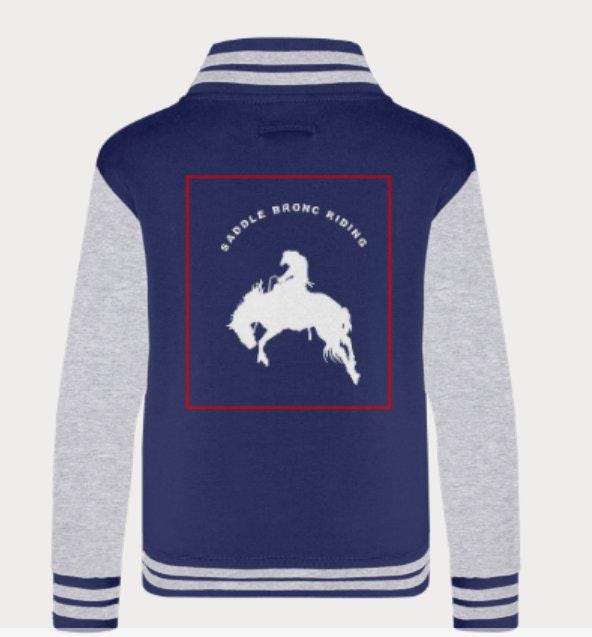 Sweatshirt Jacket-Unisex-10 Color Options-Saddle Bronc Riding-Rodeo-Horses - BrazenEmblazon