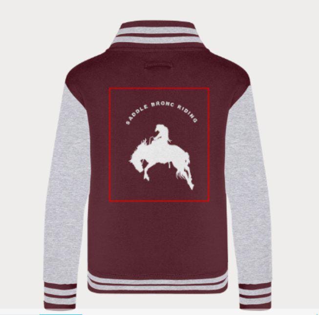 Sweatshirt Jacket-Unisex-10 Color Options-Saddle Bronc Riding-Rodeo-Horses - BrazenEmblazon