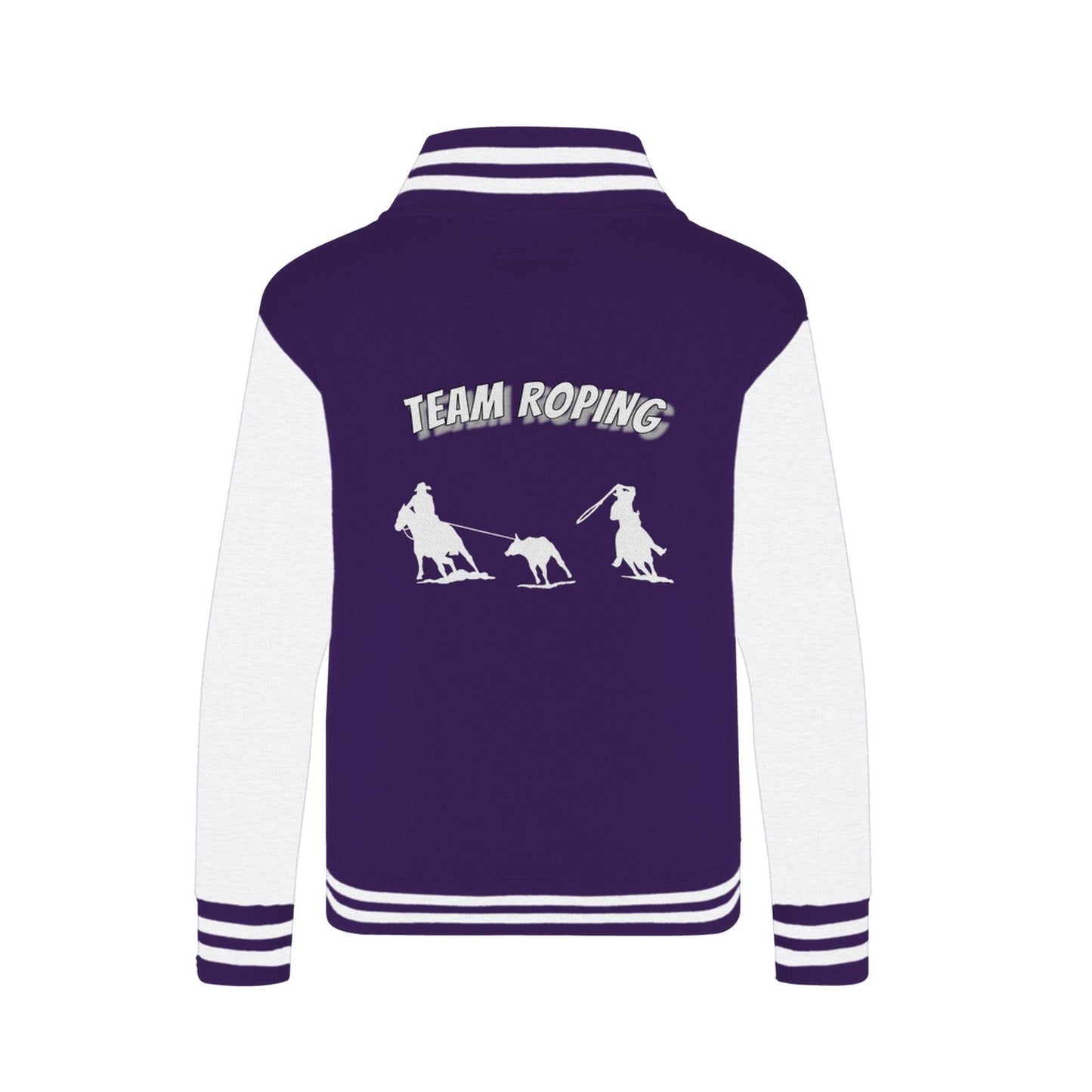 Sweatshirt Jacket-Unisex-10 Color Options-Rodeo-Team Roping II-Horses - BrazenEmblazon