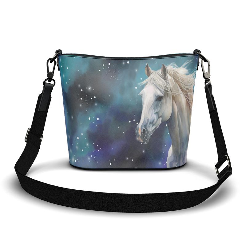 J-00-115 Horse Bucket Tote-Large-Leather